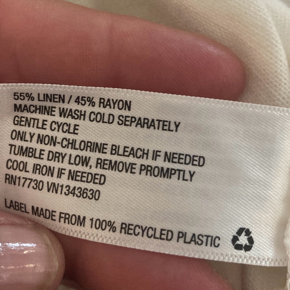 Universal Thread Flutter Cap Sleeve White Blouse-… - image 4